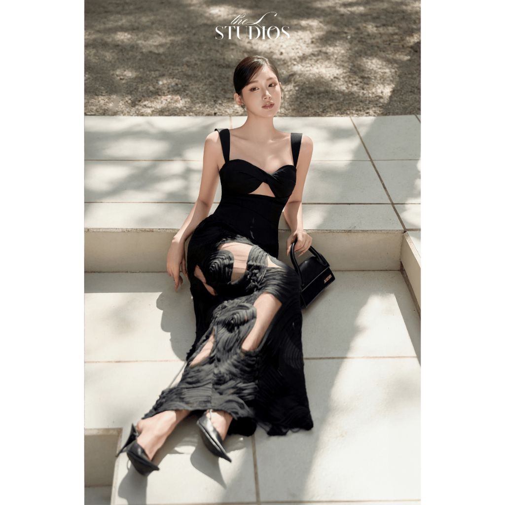 ĐẦM 2 DÂY DÀI XOẮN NGỰC THELSTUDIOS